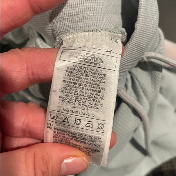 adidas Men's Light Gray Athletic Shorts - Picture 8 of 8